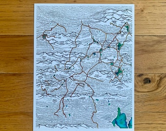 Lassen National Park Trail Map