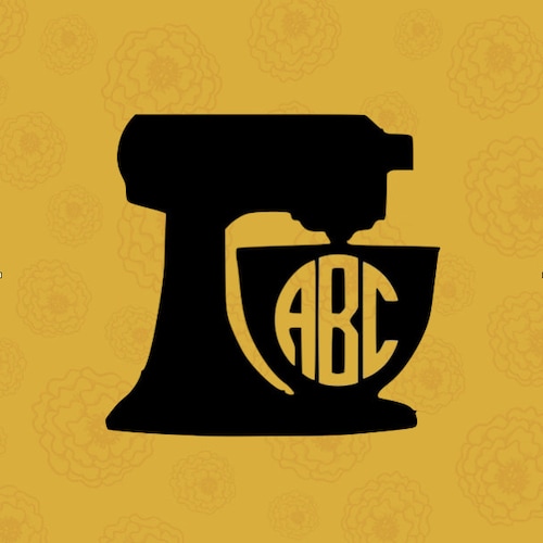 Personalized Name Decal Customized Vinyl Decal Stand Mixer Etsy