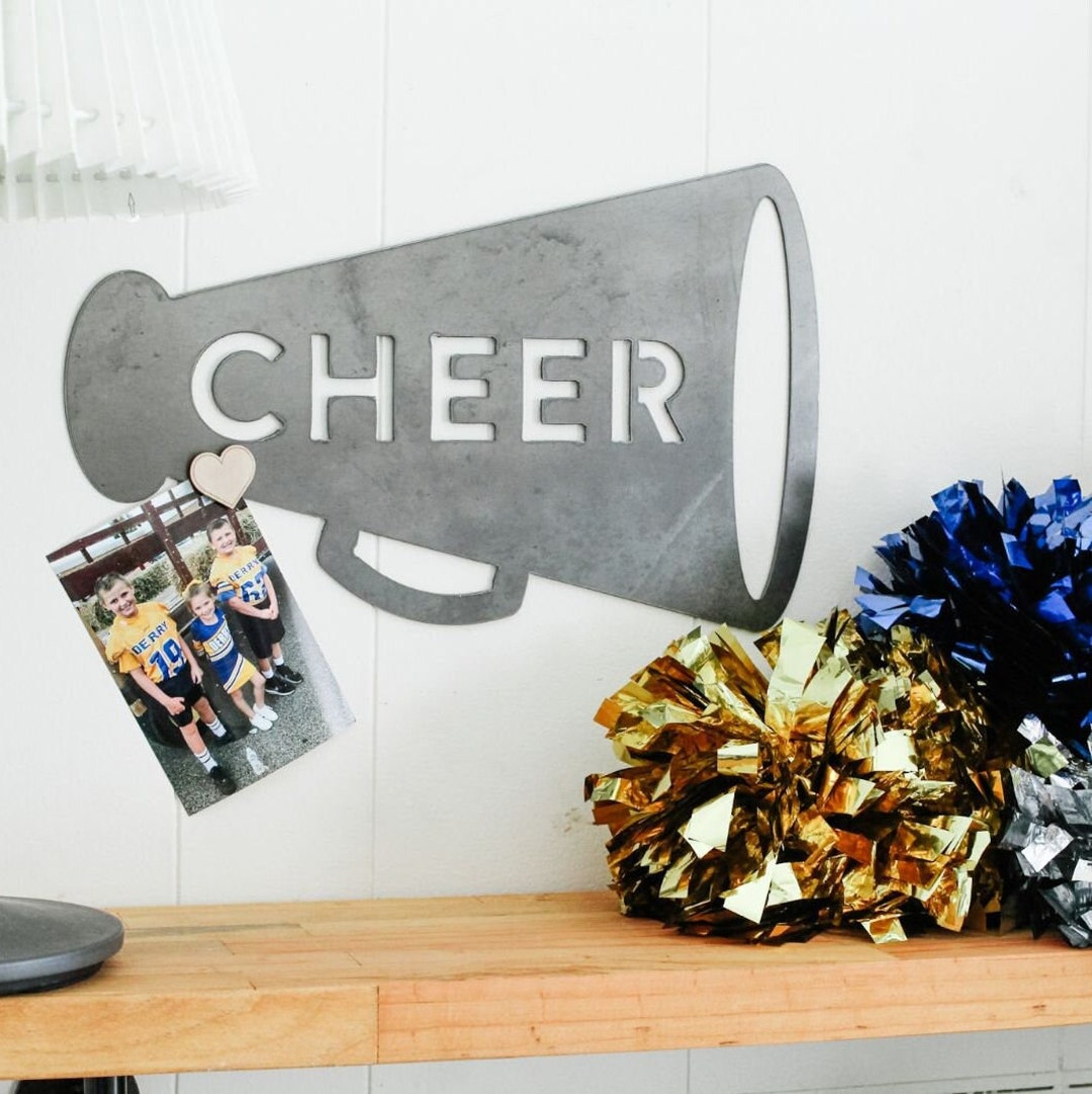 Cheer Megaphone Wall Decor Etsy