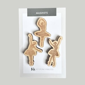 Ballet Dancer Magnets, Pack of 3