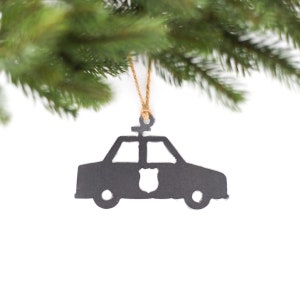 Police Car Ornament: Police Person Gift Police Man Ornament Police Woman Ornament Cop Car Ornament Emergency Vehicle Ornament