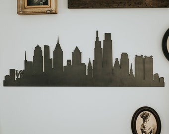 Philadelphia City Skyline Wall Decor