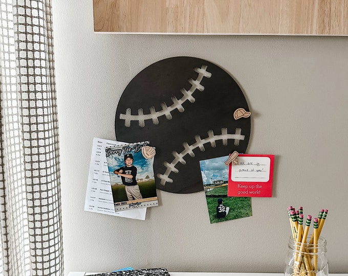 Baseball Magnetic Wall Decor Sign