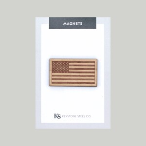 American Flag Magnet: Patriotic USA Gift for American Pride Red White and Blue United States 4th of July Veterans Gift Stars and Stripes