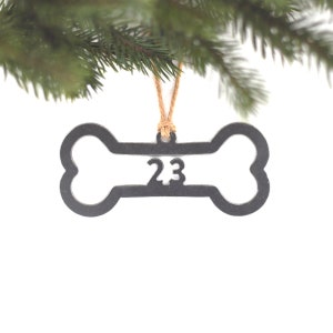 New Dog &#39;23 Ornament; New Puppy Ornament for Dog&#39;s First Christmas Present for Dog Mom Dog Dad 2023