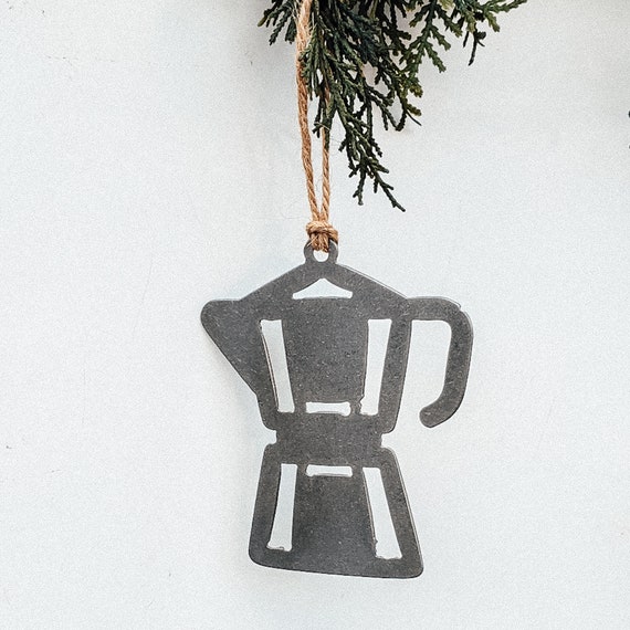 Stovetop Expresso Coffee Ornament Etsy