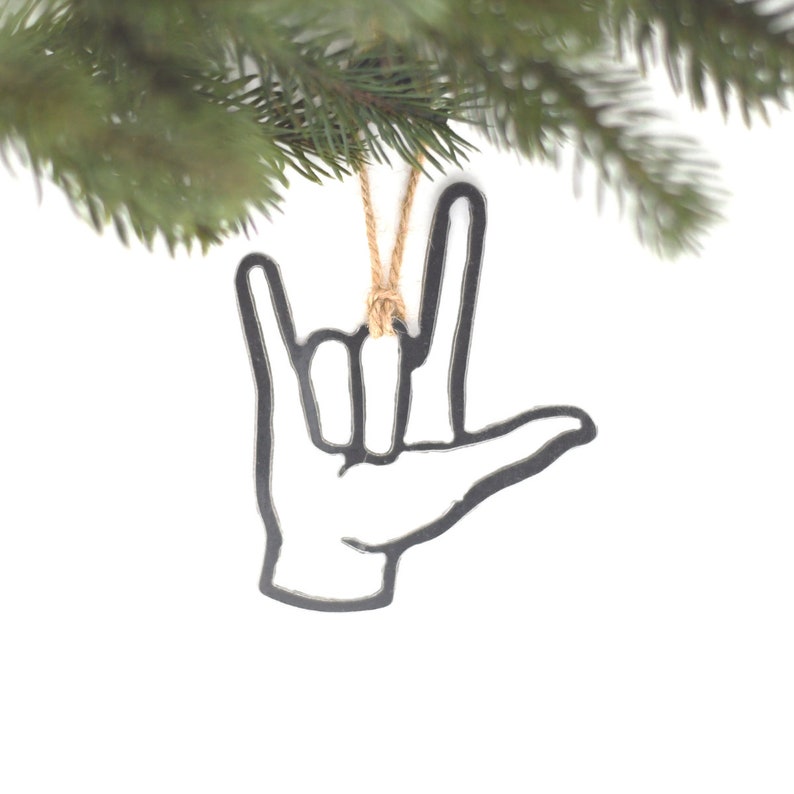 I Love You ASL Ornament image 1