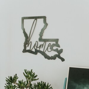 Louisiana Home Script Wall Decor