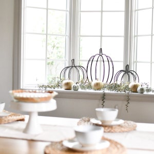Pumpkin Steel Wall Decor, Various Sizes Available (Set of 1)