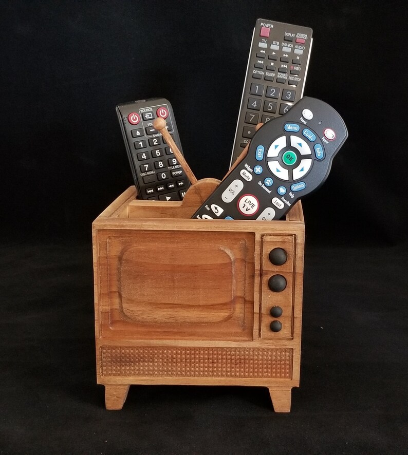 Tv Remote Holder Etsy
