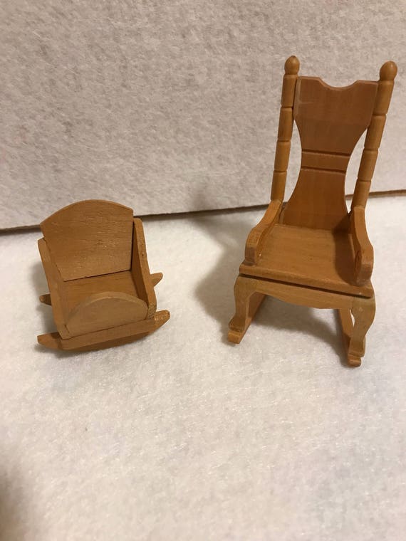 miniature dollhouse rocking chair