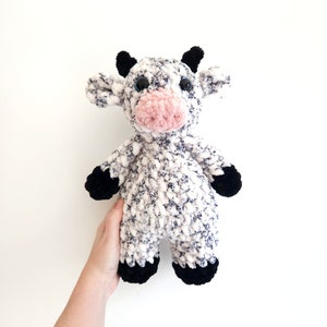 Crochet cow, cow plush, cow stuffed animal, crochet cow toy, crochet toys, cow stuffy