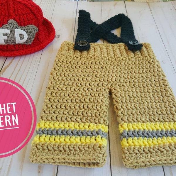 Crochet Fireman Hat - Etsy