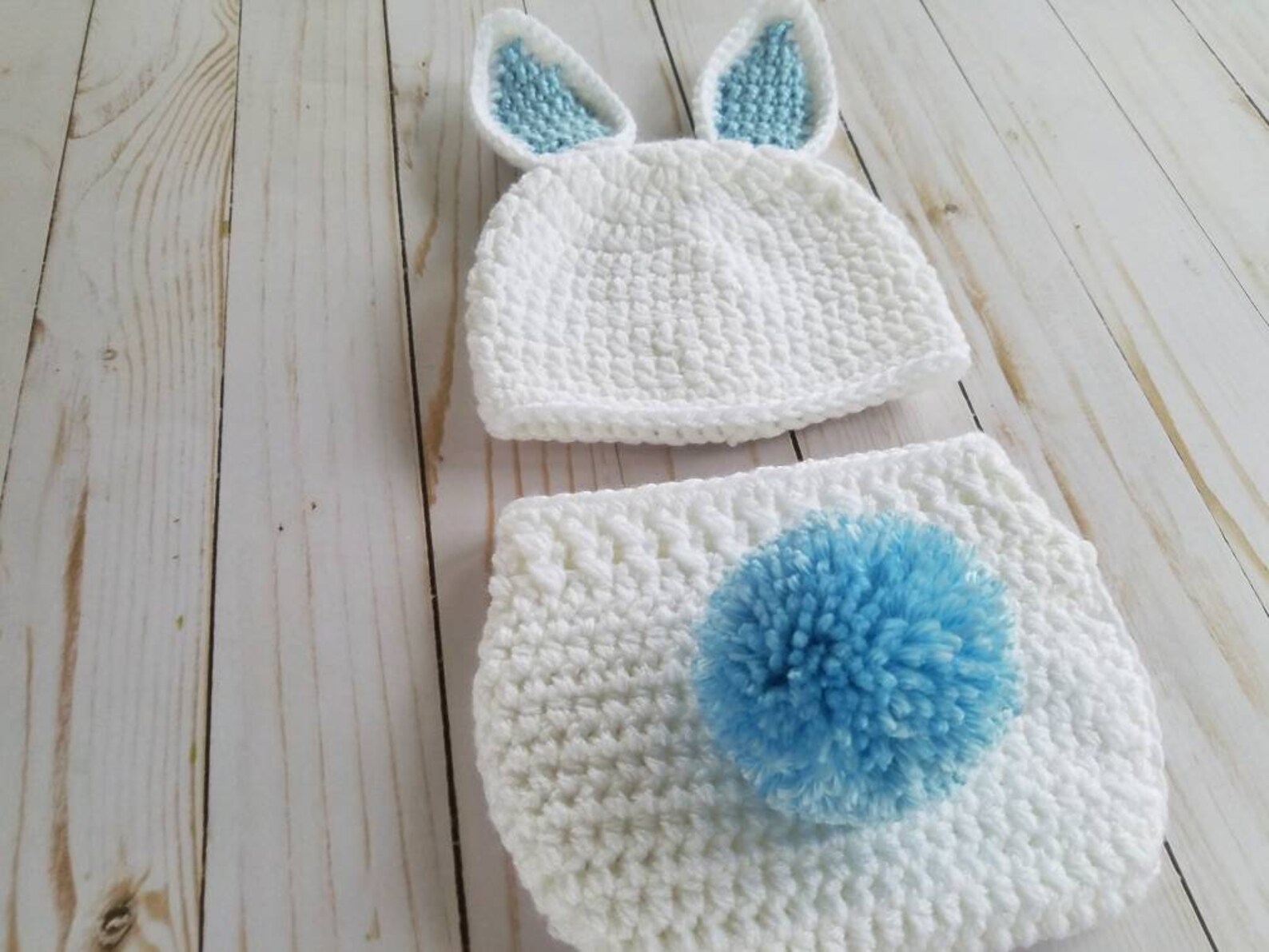 Baby Boy Bunny Outfit Baby Blue Easter Bunny Photo Prop Etsy