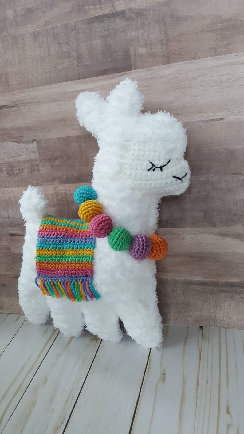 Large Crochet Llama Llama Stuffed Animal No Drama Llama | Etsy
