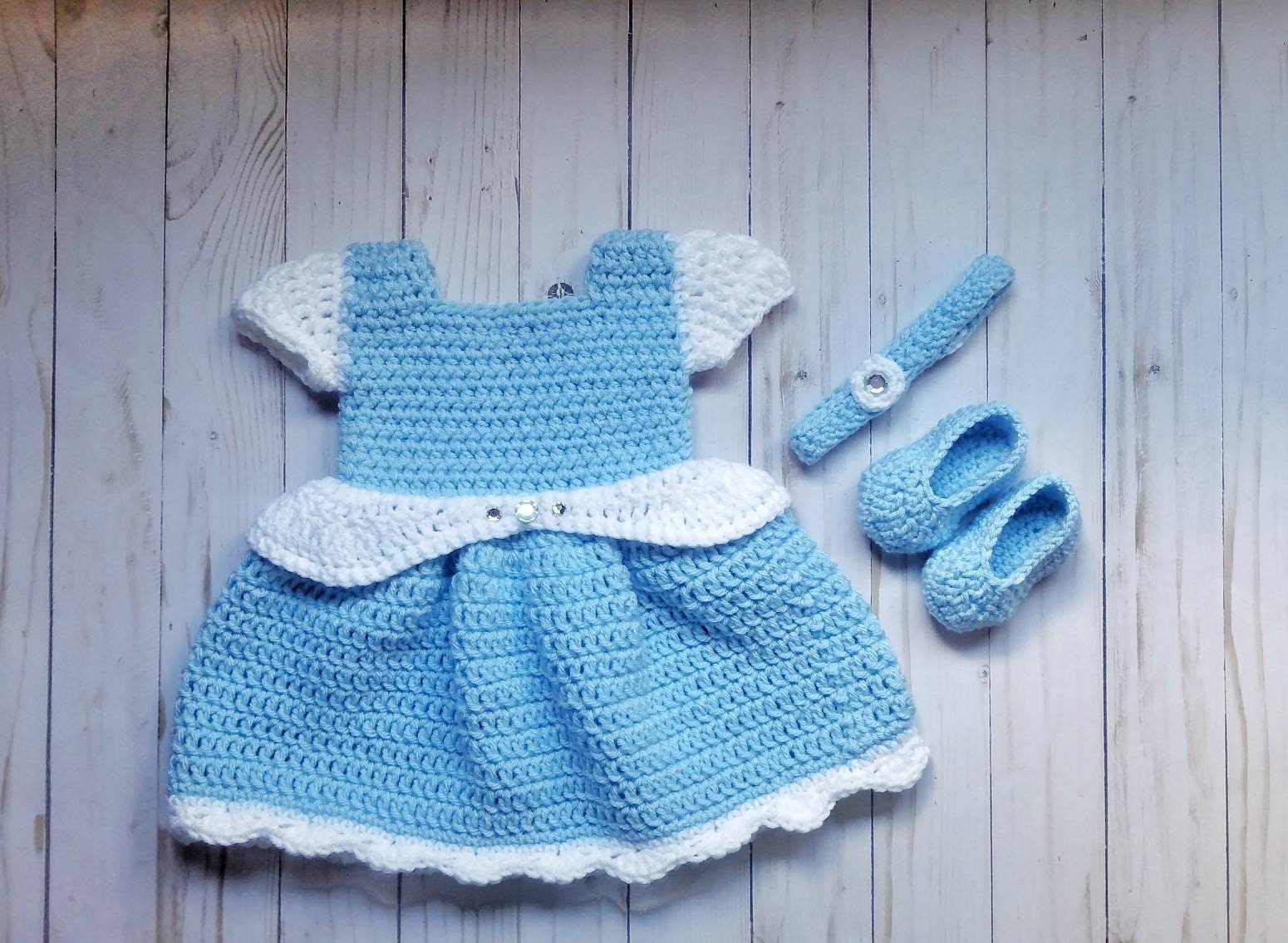 Cenicienta Bebe Vestidos Tejidos De Princesas Disfraz Tipo Body La