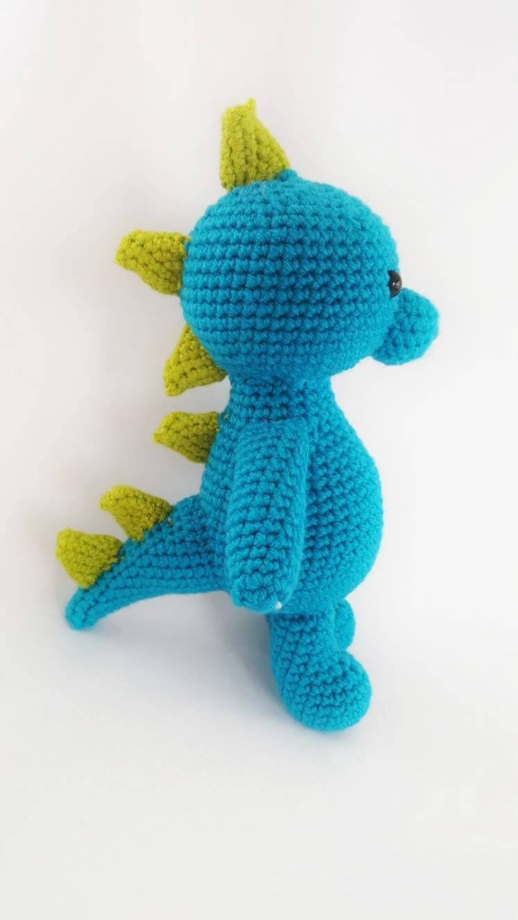 Crochet Dinosaur Stuffed Animal Crochet Dinosaur Stuffy Etsy