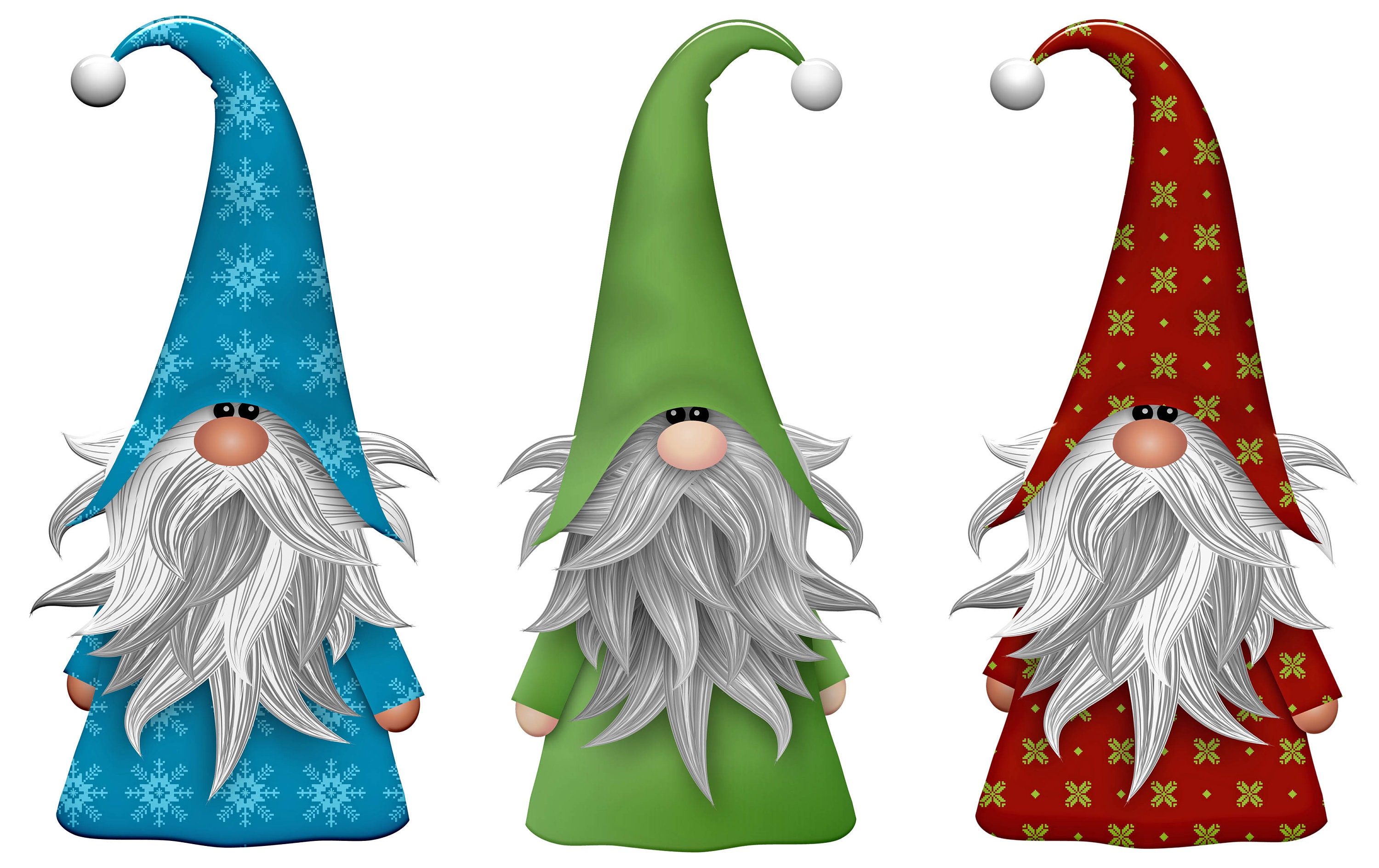 91 Adorable Gnome Illustrations Gnome Clip Art High Resolution | Etsy