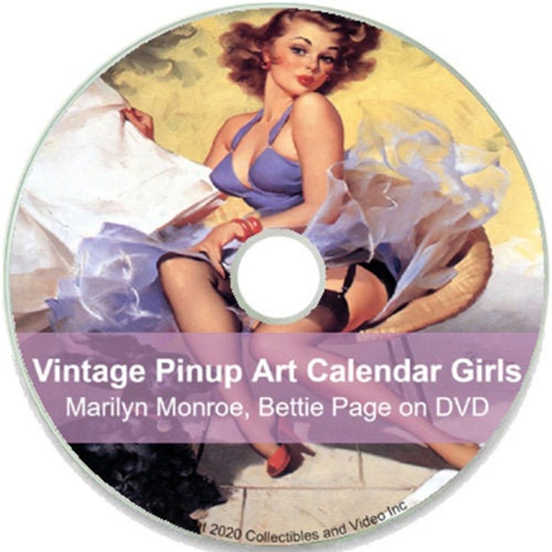 Pin up Art Vargas Calendar Girls-marilyn Monroe Bettie Page