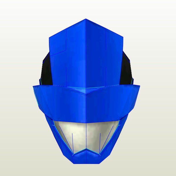 Lupin Blue Lupinrangers Helm Pepakura entfalten für Schaum