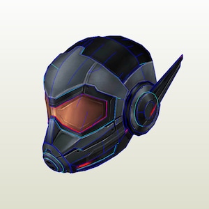 Wasp 2018 Ant-Man and The Wasp Movie helmet pepakura unfold for foam