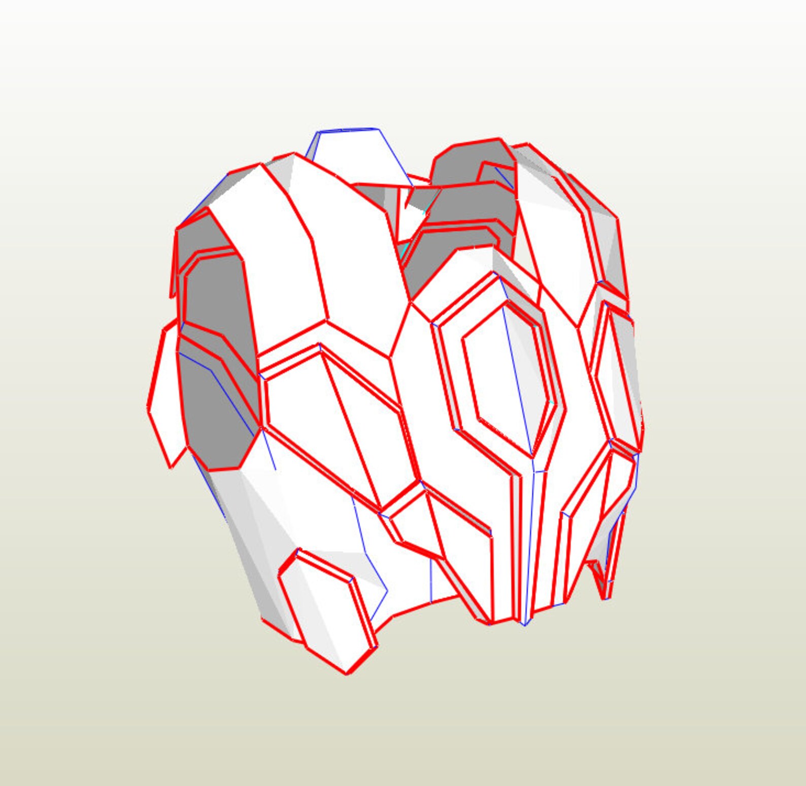 Kamen Rider Valkyrie Lightning Hornet Full Armor Pepakura Unfold for ...