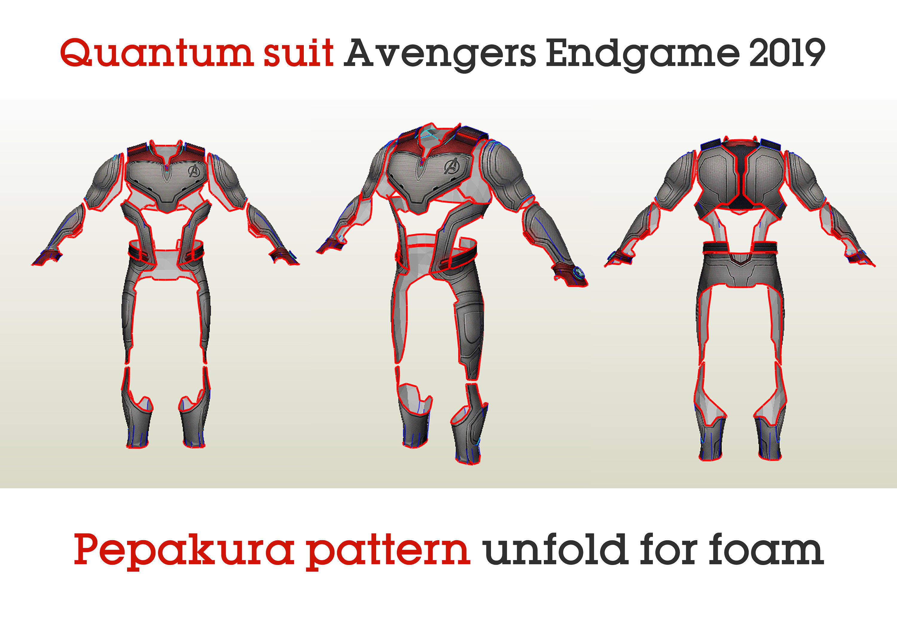 Avengers Quantum Suit Etsy UK