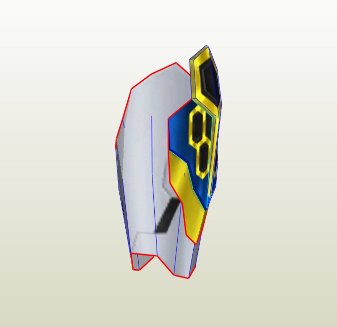 Kamen Rider Valkyrie Lightning Hornet Full Armor Pepakura Unfold for ...