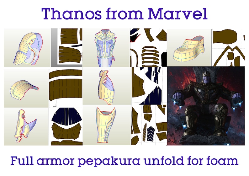 image 0 - thanos armor fortnite