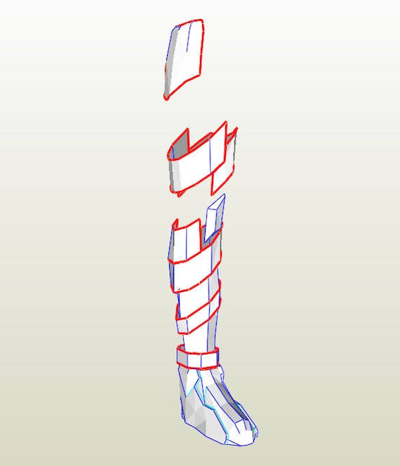 Kamen Rider Cross-z Dragon Full Armor Pepakura Unfold for Foam - Etsy
