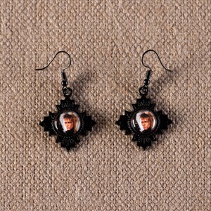 Labyrinth inspired Jareth image earrings