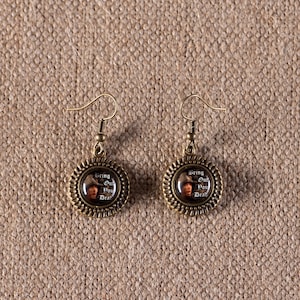 Holy Grail &quot;Bring Out Your Dead&quot; Quote earrings