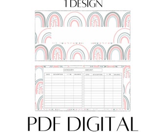 Rainbow Cash Envelope (Printable)