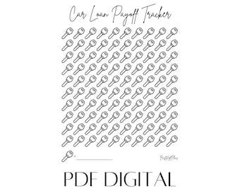 Rastreador de pagos de préstamos para automóviles (imprimible)