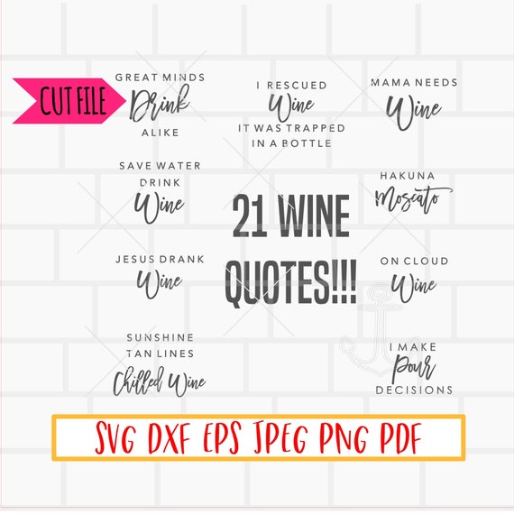 Download Free Wine Bundle Svg Wine Svg Wine Glass Svg Bachelorette Shirt Etsy SVG DXF Cut File