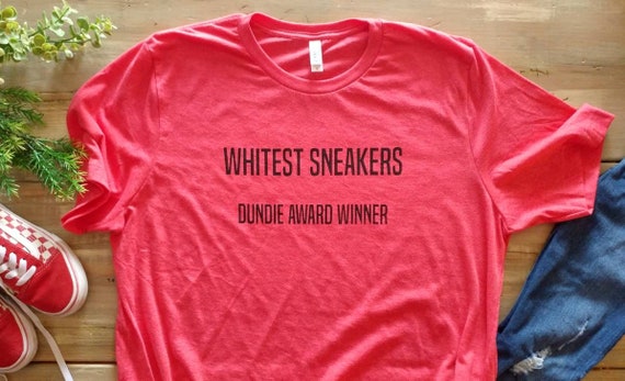 whitest sneaker award shirt