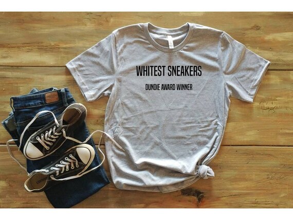 whitest sneaker award shirt