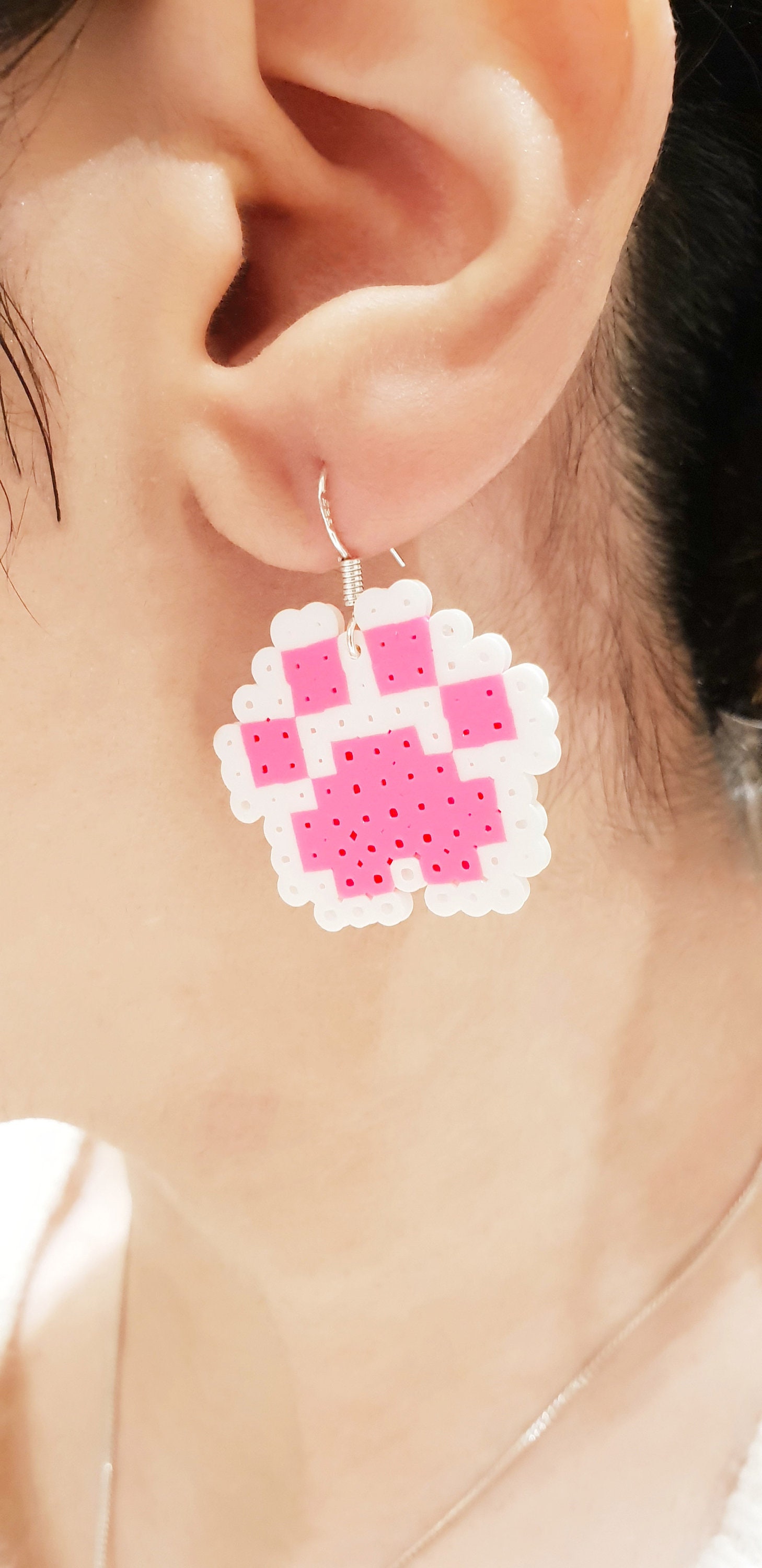 Create Your Own Halloween Earrings with Perler Beads!