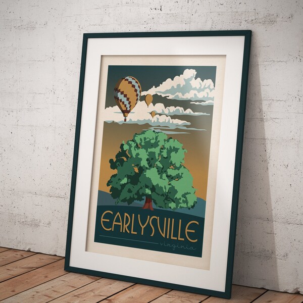 Retro Virginia Poster - Etsy
