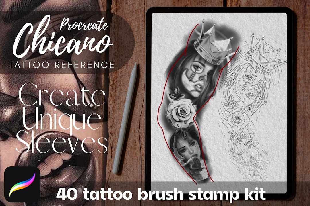 procreate tattoo body templates free