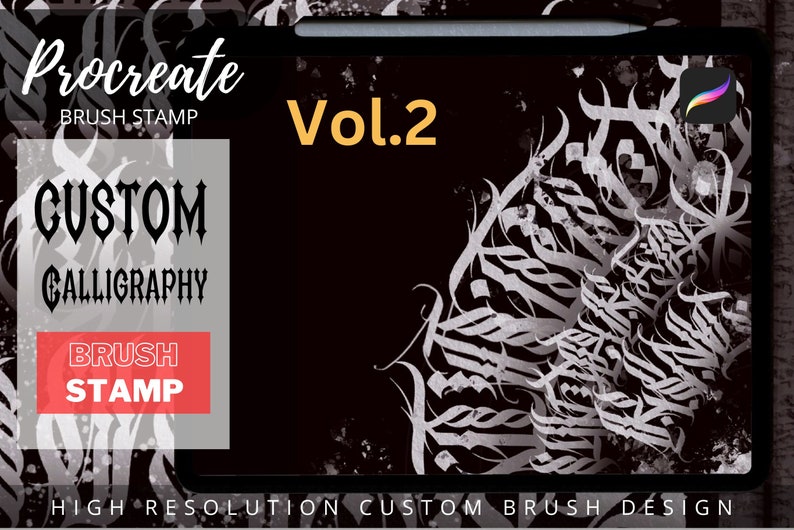 Calligraphy Tattoo, Calligraphy Grids, Brushes for Procreate