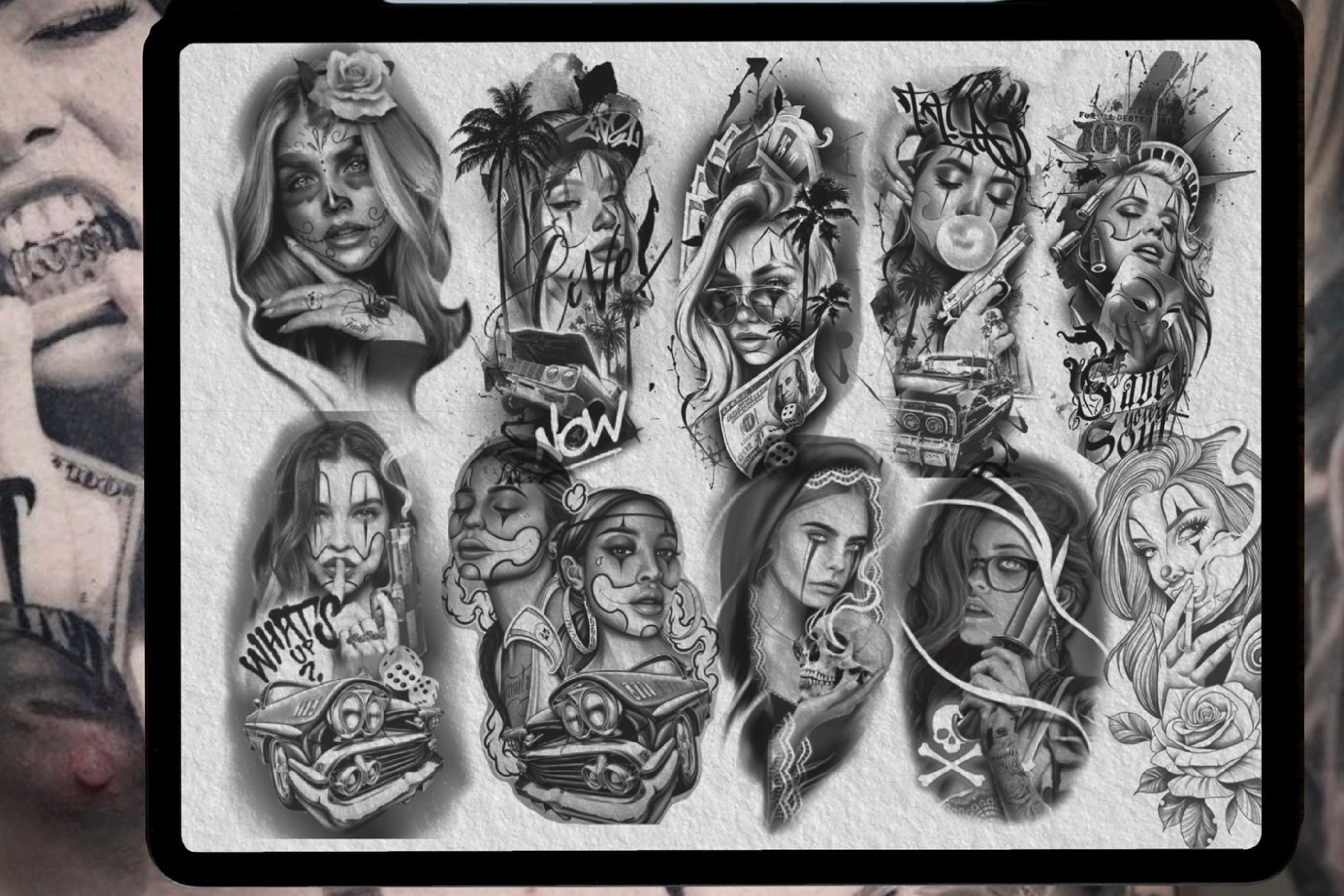 Female Chicano Tattoo Designs - rw5zxq6