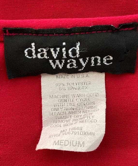 Vintage David Wayne Keyhole Top / 90s Clothing / … - image 4