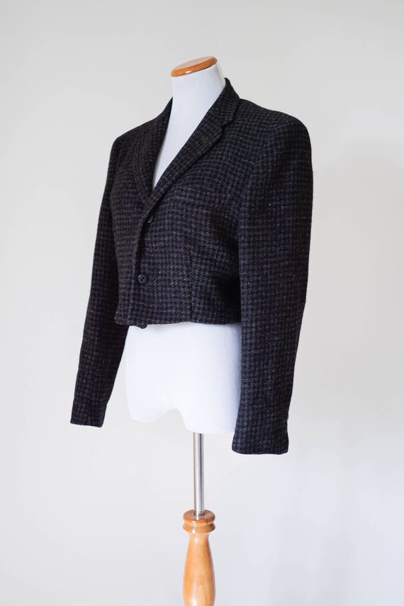 50s Tweed Jacket / Vintage Wool Blazer / 50s Blaze