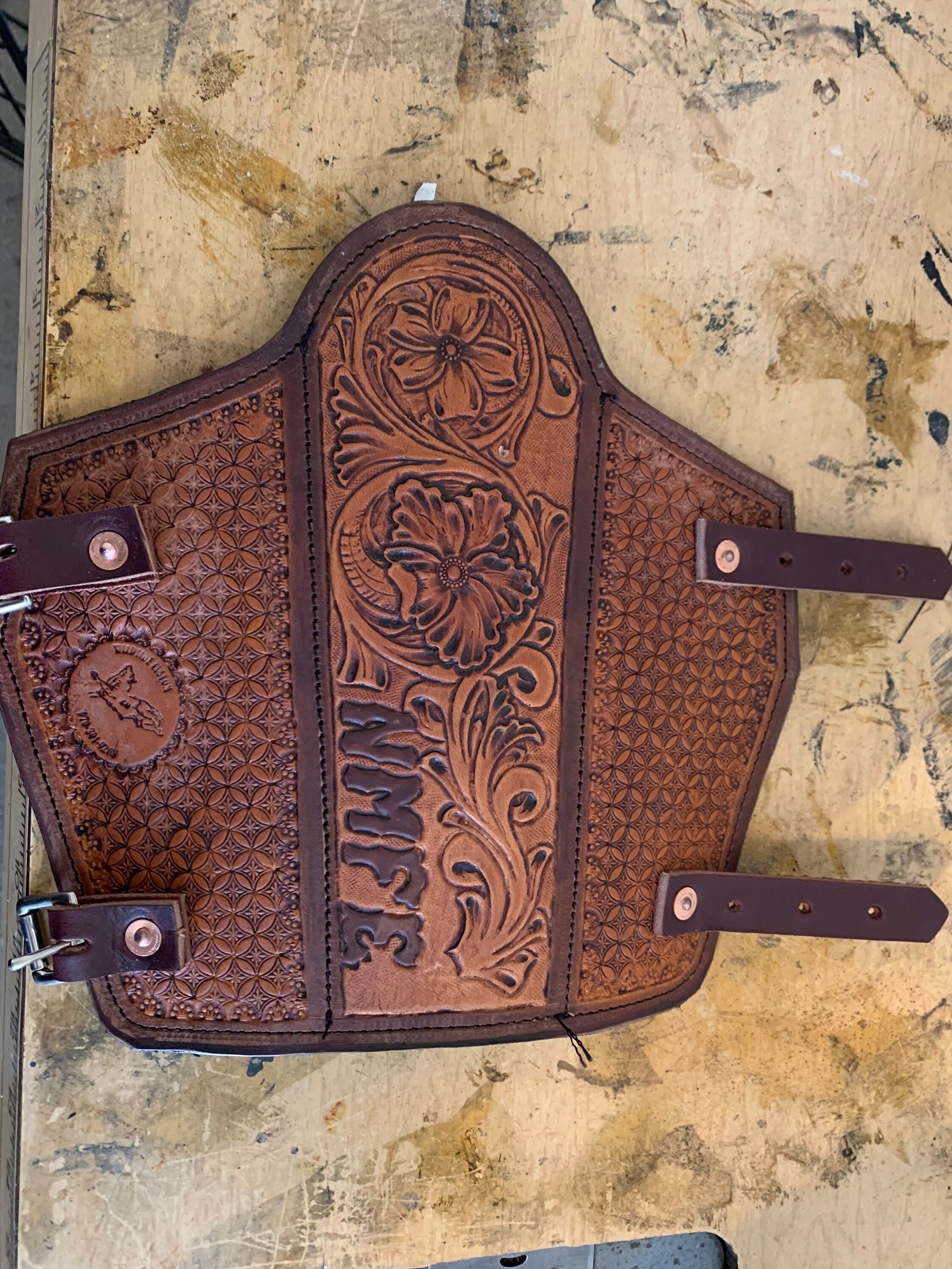 Custom Leather Welders Arm Guard Etsy