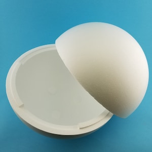 12 Inch Smoothfoam Ball - 2 Piece Interlocking Halves For Crafts