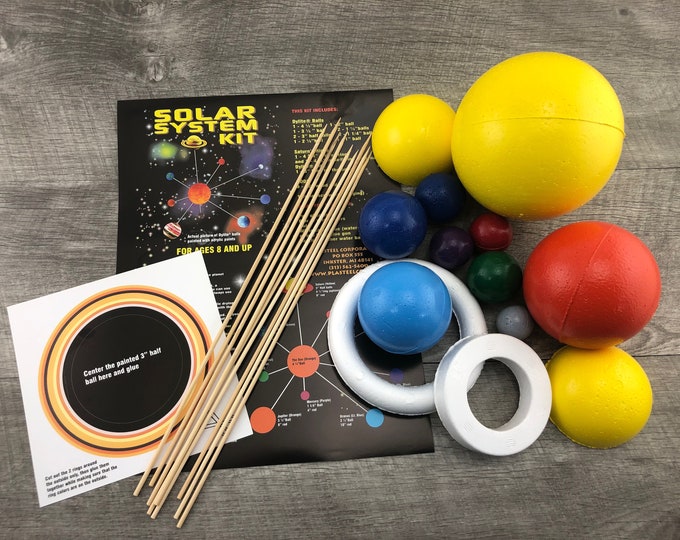 Styrofoam Smoothfoam Solar System kit (PAINTED)