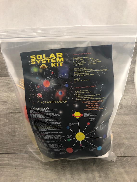 Styrofoam Solar System Kit