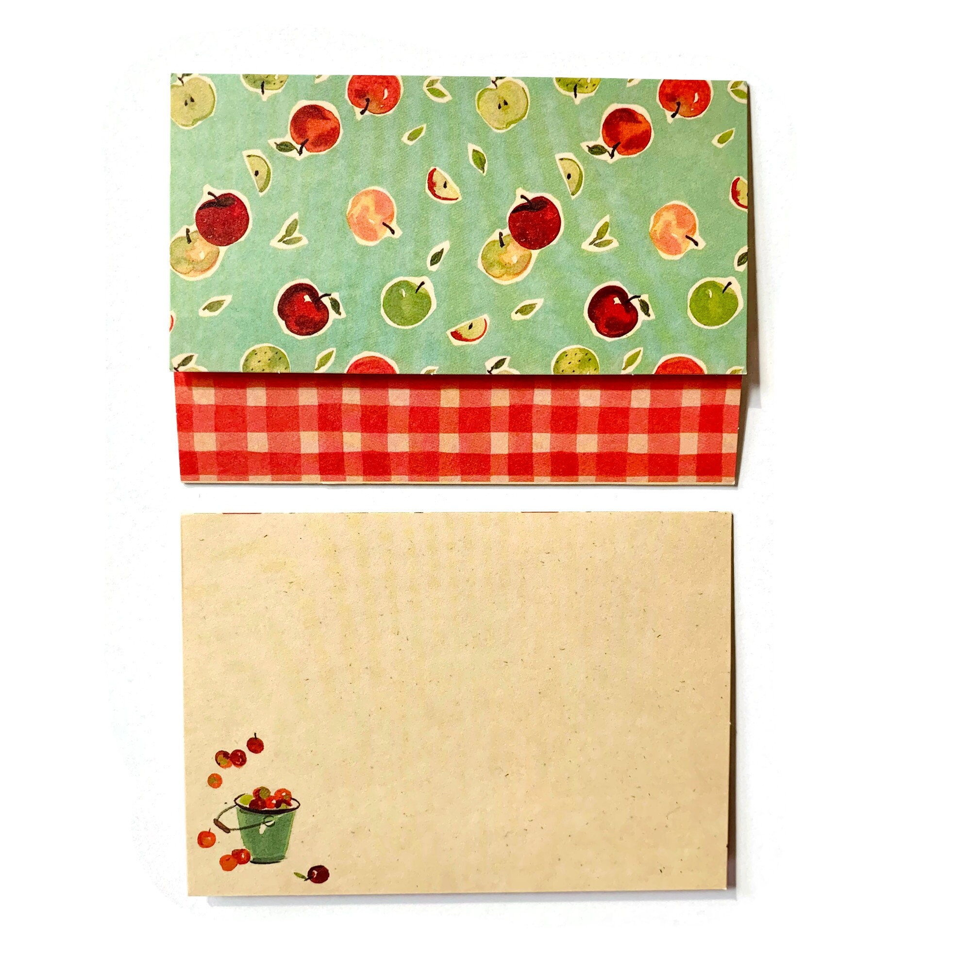 Set of 3 Vintage Hallmark postalettes Apples Etsy