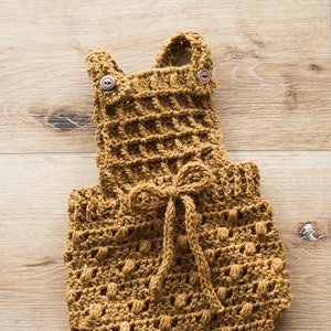 PDF Crochet Pattern for the Butterscotch Baby Onesie Megmade with Love image 3